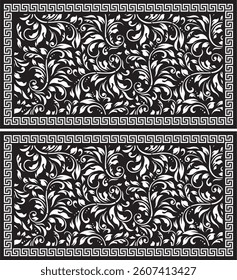 LASER CUTTING VECTOR ART ABSTRAK