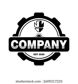  laser cutting vector logo design,icon,editable laser cutting symbol,laser cutting illustration
