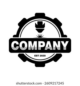  laser cutting vector logo design,icon,editable laser cutting symbol,laser cutting illustration
