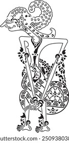 laser cutting vector puppet sadewa