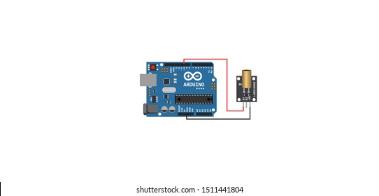 Laser diode interfacing with arduino ILLUSTRATION, VECTOR, ROBOTICS, STEM EDUCATION
IOT, ARDUINO BOARD, UNO, FLAT DESIGN, ELECTRONICS PROTOTYPING 