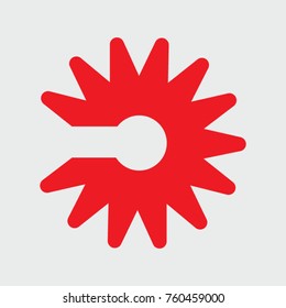 Laser Engraving Burst Icon