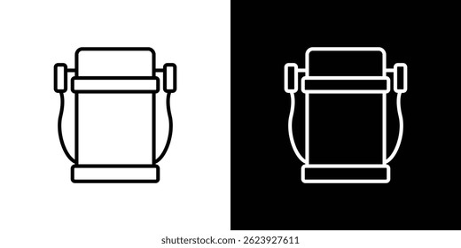Vector del icono del equipo de la depilación del laser para el Web y el App móvil. Símbolo aislado.