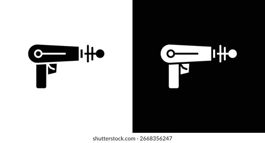 Icono de pistola láser. paquete de símbolos de Vector de Diseño gráfico