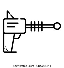 Laser gun icon vector