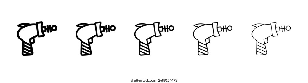 Laserpistolen-Symbol Vektorgrafik
