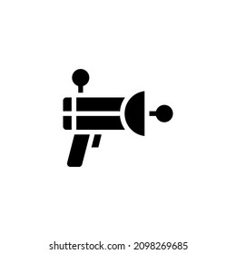 laser gun icon in vector. logotype