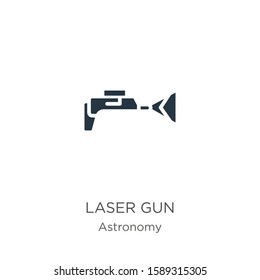 Laser gun icon vector. Trendy flat laser gun icon from astronomy collection isolated on white background. Vector illustration can be used for web and mobile graphic design, logo, eps10