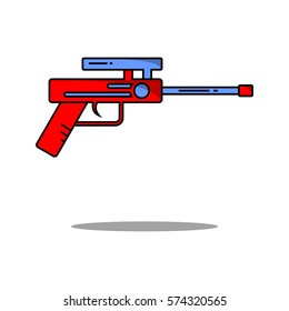Laser gun vector