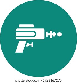 Laserpistole Vektor Symbol Design Illustration