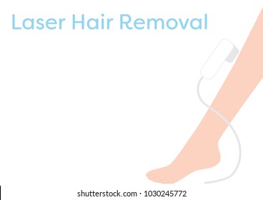 Laser Hair removal cosmetic treatment - Leg hair removal
