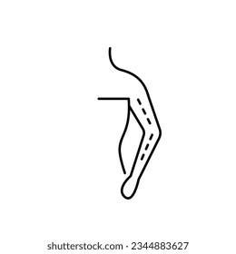 Laser hair removal icon. Hand epilation by laser. Vector illustration 