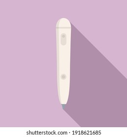 Laser hair removal stick icon. Flat illustration of laser hair removal stick vector icon for web design