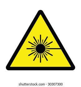 Laser Hazard Sign 2