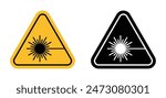 Laser Hazard Warning Icon Promote Safety in Laser-Use Areas