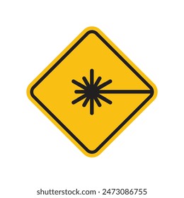 Laser Hazard Warning Sign Promote Safety in Laser Use Zones