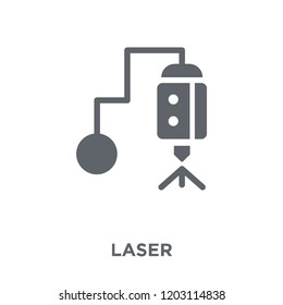 Laser icon. Laser design concept from  collection. Simple element vector illustration on white background.