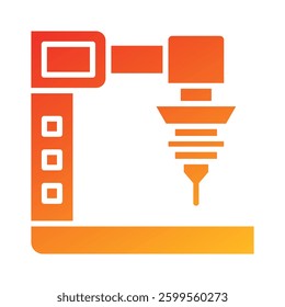 Laser Icon Element For Design