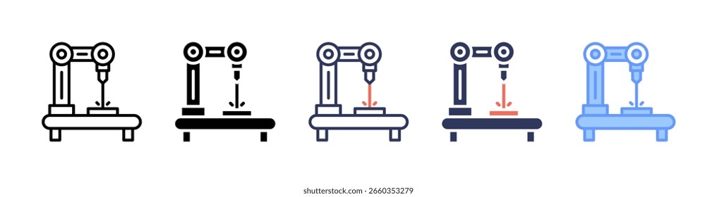 Elemento De Ícone Laser Para Design E Vetor