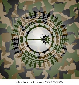 laser icon inside camo texture