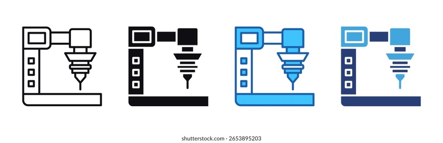 Laser icon sheet multiple style collection