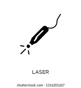 Laser icon. Laser symbol design from Science collection. Simple element vector illustration on white background.