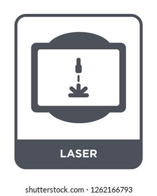laser icon vector on white background, laser trendy filled icons from Traffic signs collection, laser simple element illustration