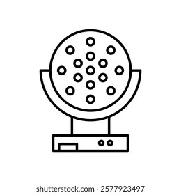 laser lamp icon Flat illustration sign