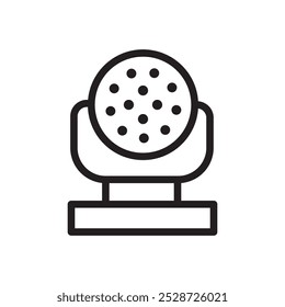 Laserlampe Symbol Konturvektor für Web ui