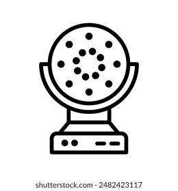 Laser Lamp Icon Set Light Technology Illustrations for Science and Industry