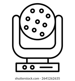 laser lamp icon simple flat icon vector symbol
