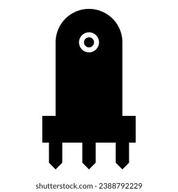 Laser level tool measure building engineering equipment device for builder construction tool icon black color vector illustration image flat style simple