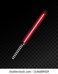 Laser light sword. Vector illustration