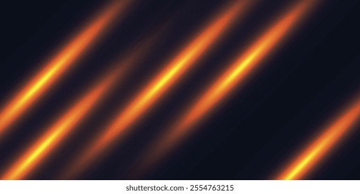 Laser lines of light. Horizontal neon light. Neon blue horizontal speed lines. Glowing stripes. Laser beams. light lines of movement and speed in neon color