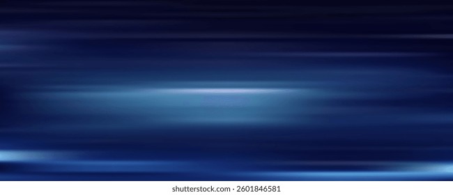 Laser lines of light. Horizontal neon light.