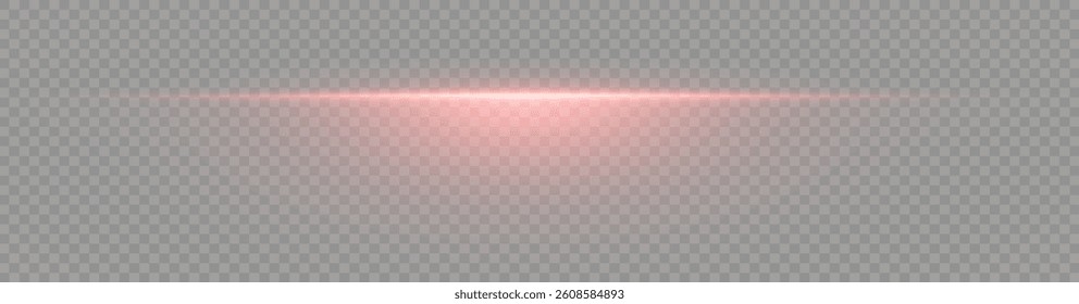 Laser lines of light. Horizontal neon light. Neon red horizontal speed lines. Glowing stripes. Laser beams. light lines of movement and speed in neon color. Beautiful flash of light and sparks.	
