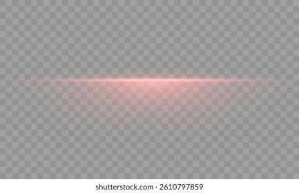 Laser lines of light. Horizontal neon light. Neon red horizontal speed lines. Glowing stripes. Laser beams. light lines of movement and speed in neon color. Beautiful flash of light and sparks.	
