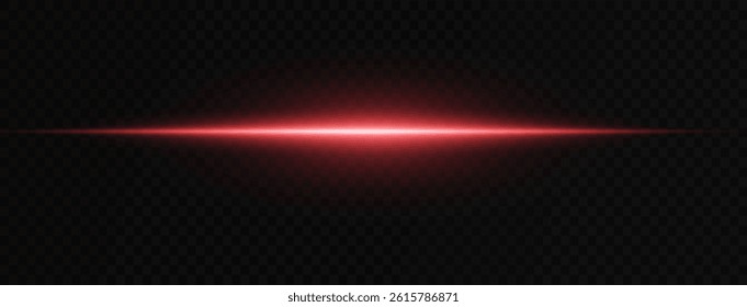 Laser lines of light. Horizontal neon light. Neon red horizontal speed lines. Glowing stripes. Laser beams. light lines of movement and speed in neon color. Beautiful flash of light and sparks.	
