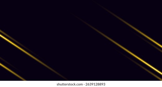 Laser lines of light. Horizontal neon light