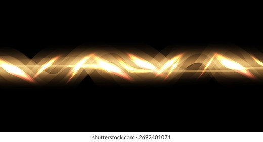 Líneas de luz láser. Horizontal luz de neón. Líneas de velocidad Horizontal azul neón. Rayas brillantes. Rayos láser. líneas de luz de movimiento y velocidad en color neón. Hermoso destello de luz y chispas.