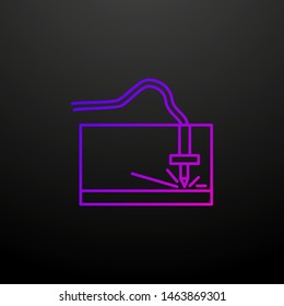 Laser machine nolan icon. Elements of laser set. Simple icon for websites, web design, mobile app, info graphics
