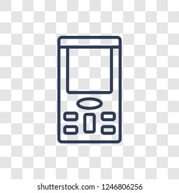 laser measurement icon. Trendy linear laser measurement logo concept on transparent background from General collection