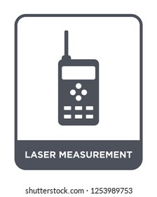 laser measurement icon vector on white background, laser measurement trendy filled icons from General collection, laser measurement simple element illustration