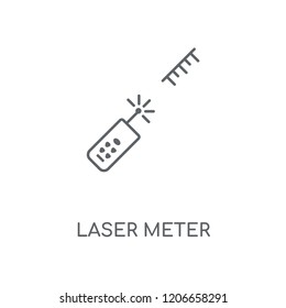 Laser Meter linear icon. Laser Meter concept stroke symbol design. Thin graphic elements vector illustration, outline pattern on a white background, eps 10.