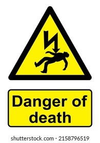 laser in operation warning sign vector ESP10.