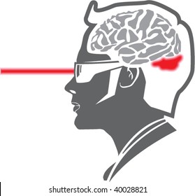 Laser penetrates Mind
