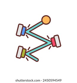 Laser Physics  icon in vector. Logotype
