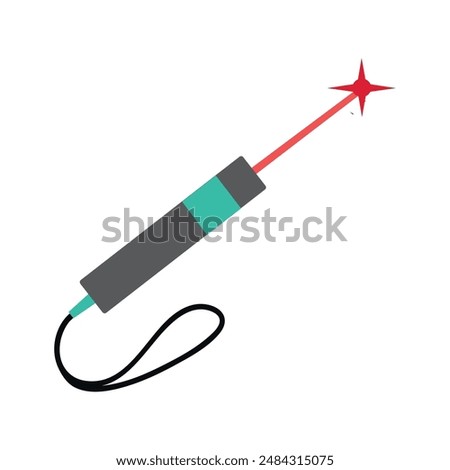 Laser pointer icon clipart avatar logtotype isolated vector illustration 
