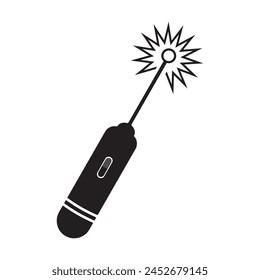 Laser pointer icon vector illustration symbol design