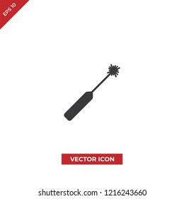 Laser pointer vector icon